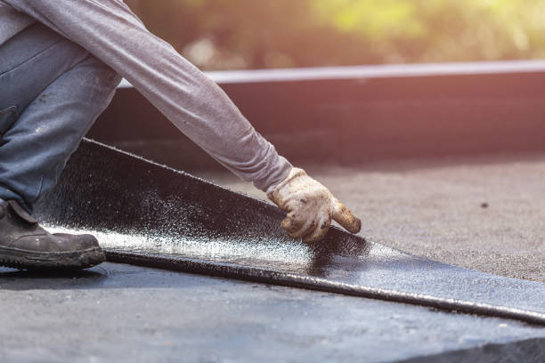 Professional Emergency Waterproofing technician working in Rossville, IL